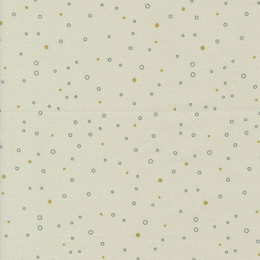 Moda Shimmer Metallic Snowing Dots Ecru 1846-12M Main Image