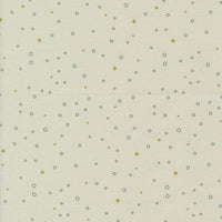 Moda Shimmer Metallic Snowing Dots Ecru 1846-12M Main Image