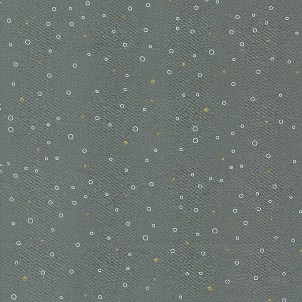 Moda Shimmer Metallic Snowing Dots Smoke 1846-14M Main Image