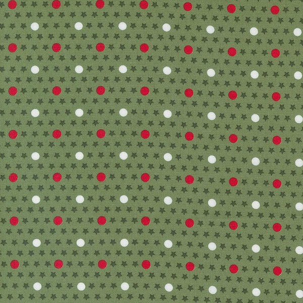 Moda Starberry Polka Dots Green 29186-13 Main Image