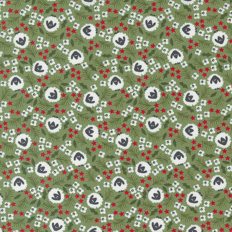 Moda Starberry Sheep Green 29183-13 Main Image