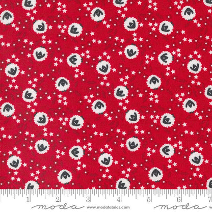 Moda Starberry Sheep Red 29183-22 Ruler Image