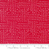 Moda Starberry Song Text Red 29184-22 Ruler Image