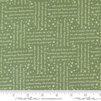 Moda Starberry Song Text Green 29184-23 Ruler Image