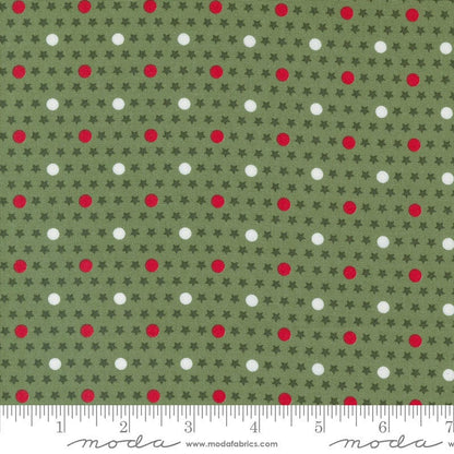 Moda Starberry Polka Dots Green 29186-13 Ruler Image