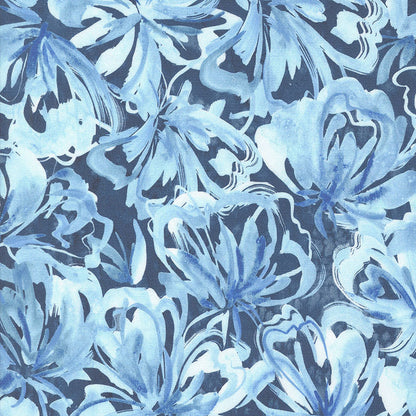 Moda Sunshine And Blue Skies Flower Burst Indigo 39823-19 Main Image