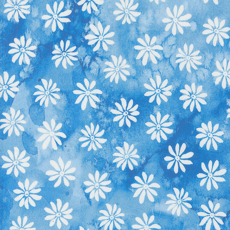Moda Sunshine And Blue Skies Flower Shower Bluebell 39828-12 Main Image