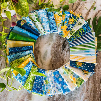 Moda Sunshine And Blue Skies Canvas Mosaic Sky Multi Colour 39822-11CV Lifestyle Image