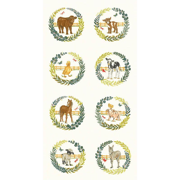 Moda Willows Farm Fabric Panel Cloud 56109-11