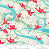 Moda Winterly Birds With Ribbons Cream 48761-11 Swatch Image