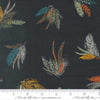 Moda Woodland Wildflowers Feather Friends Charcoal 45581-19 Ruler Image