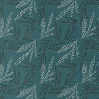 Moda Woodland Wildflowers Leaf Lore Dark Lake 45584-18 Main Image