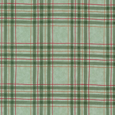 Moda Woodland Winter Checks Eucalyptus 56098-16 Main Image