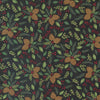 Moda Woodland Winter Pinecones Charcoal Black 56094-17 Main Image