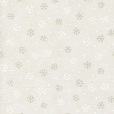 Moda Woodland Winter Snowflake Snowy White 56097-11