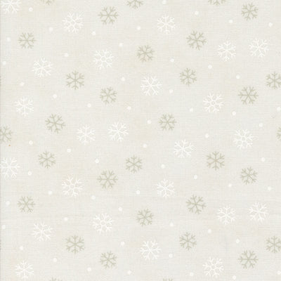 Moda Woodland Winter Snowflake Snowy White 56097-11 Main Image