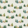 Moda Woodland Winter Tiny Tree Deer Snowy White 56095-11 Main Image