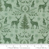 Moda Woodland Winter Damask Animals Eucalyptus 56092-16 Ruler Image