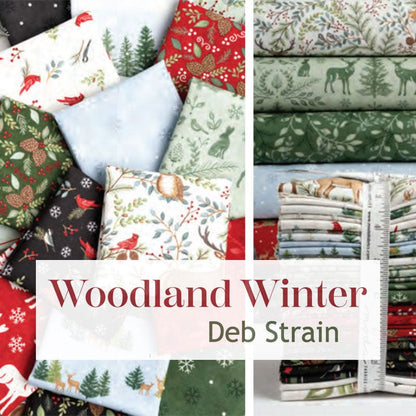 Moda Woodland Winter Checks Charcoal Black 56098-17 Lifestyle Image