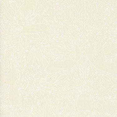 Moda Woodland Wonder Frolic White 48395-31 Main Image