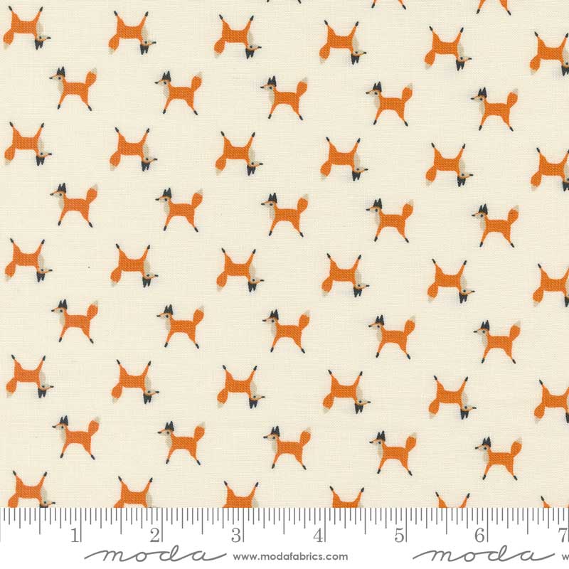 Moda Woodland Wonder Fox Trot Cloud 48394-11 Ruler Image