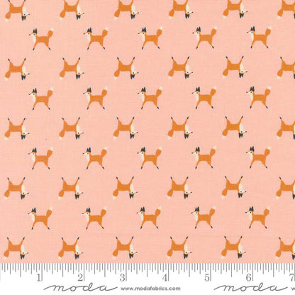 Moda Woodland Wonder Fox Trot Blush 48394-18 Ruler Image