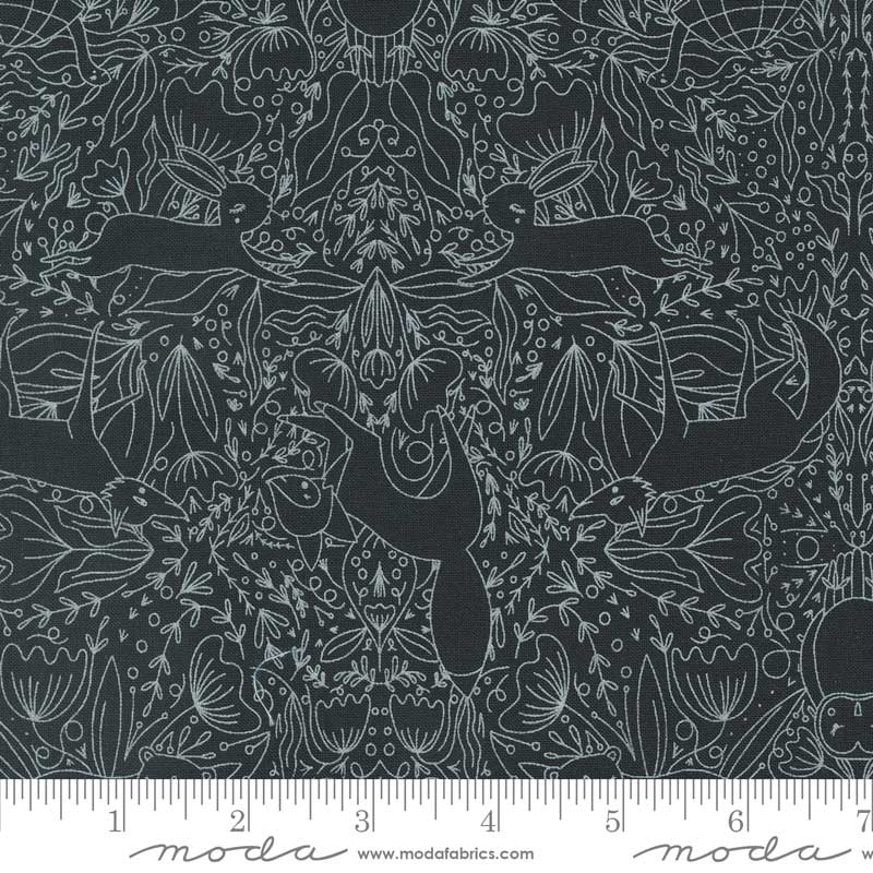 Moda Woodland Wonder Frolic Midnight 48395-21 Ruler Image