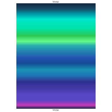Lewis And Irene Fabric Ombre Northern Lights A542