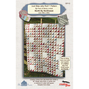 Pam and Nicky Quilts Patterns Just One Jelly Roll Pattern North by Northwest by Pam and Nicky Lintott  - The Sewing Studio for sale UK - The Sewing Studio