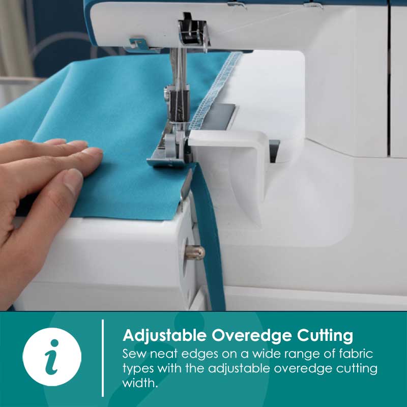 Pfaff Sewing Machines Pfaff Admire 1000 Overlocker + FREE Gifts worth £74  - The Sewing Studio