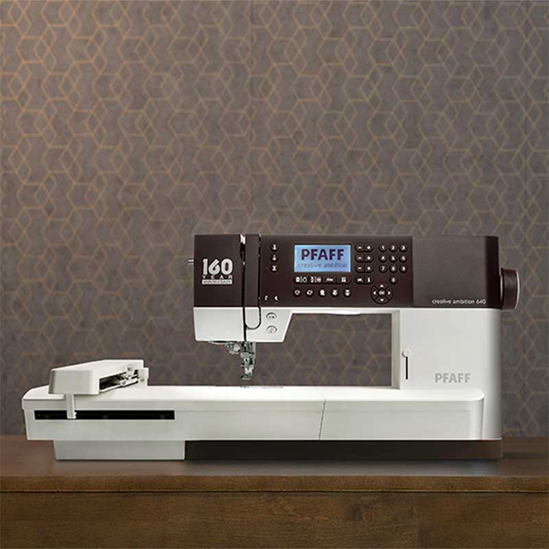 Pfaff Sewing Machines Pfaff Creative Ambition 640 Sewing and Embroidery Machine + FREE Needles worth £39  - The Sewing Studio