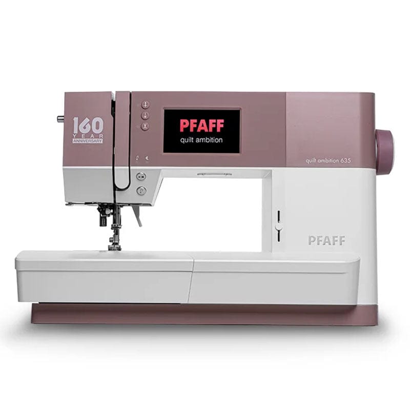 Pfaff Sewing Machines Pfaff Quilt Ambition 635 Sewing Machine Includes Five Bonus Sewing Feet + Hard Cover  - The Sewing Studio