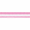 Stripes Ribbon: 9mm: Pink. Price per metre.
