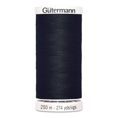 Gutermann Sew All Thread 250M Colour Black (000)