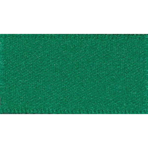 Double Faced Satin Ribbon Hunter Green: 3mm wide. Price per metre.