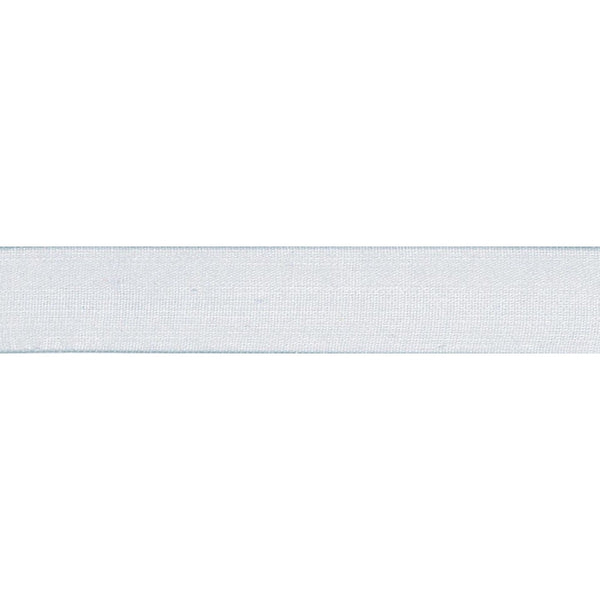 Super Sheer Ribbon: 10mm: Silver Grey. Price per metre.