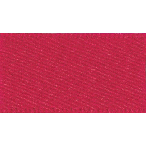 Double Faced Satin Ribbon: Red: 3mm Wide. Price per metre.