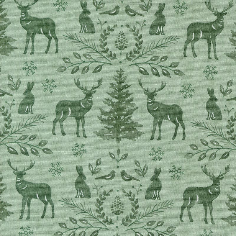 Quilting Treasures Fabric Moda Woodland Winter  - The Sewing Studio