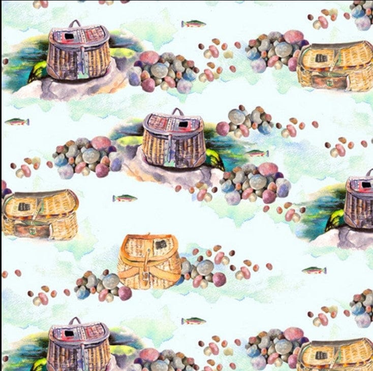 RJR Fabrics Fabric Daily Catch Fish Day Celeste TM301-CE2D  - The Sewing Studio