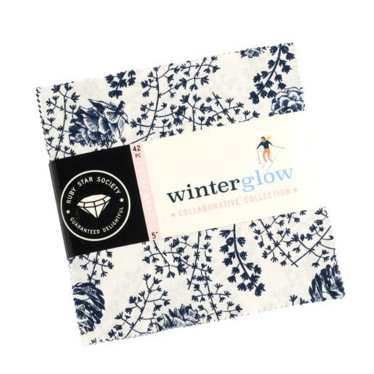 Ruby Star Society Fabric Pre Cuts Moda Ruby Star Winterglow Charm Pack RS5105PP  - The Sewing Studio