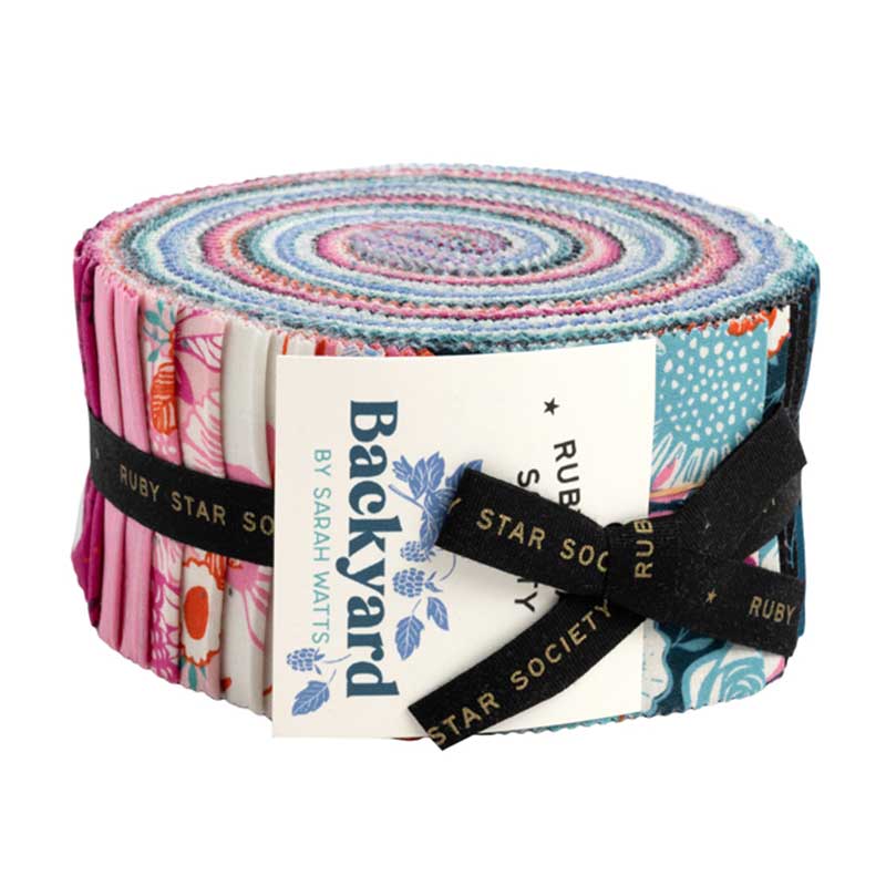 Ruby Star Society Fabric Pre Cuts Ruby Star Backyard Jelly Roll RS2084JR  - The Sewing Studio