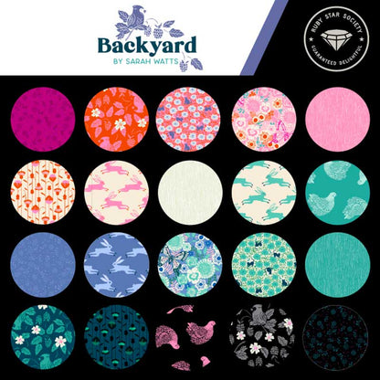 Ruby Star Society Fabric Pre Cuts Ruby Star Backyard Jelly Roll RS2084JR  - The Sewing Studio