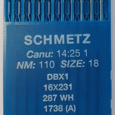 Schmetz Machine Needles Schmetz Industrial Sewing Machine Needles Regular 16x231 Size 110/18 Pack of 10  - The Sewing Studio for sale UK - The Sewing Studio