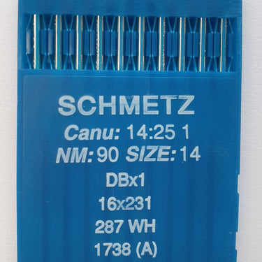 Schmetz Machine Needles Schmetz Industrial Sewing Machine Needles Regular 16x231 Size 90/14 Pack of 10  - The Sewing Studio for sale UK - The Sewing Studio