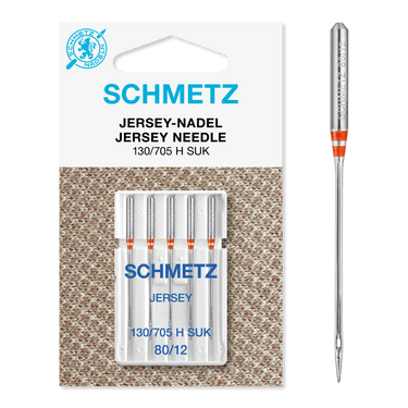 Schmetz Machine Needles Schmetz Sewing Machine Needles: Jersey Ball Point Size 80/12. Pack of 5 needles.  - The Sewing Studio for sale UK - The Sewing Studio