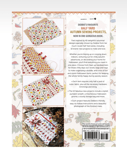 Search Press Books Half Yard Autumn Book  - The Sewing Studio