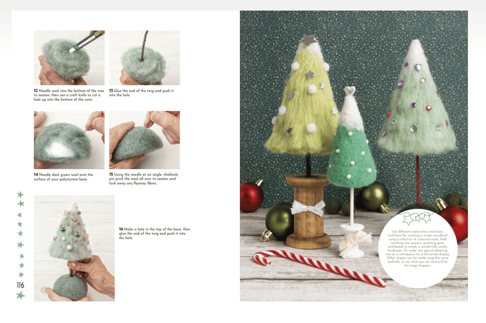 Search Press Books Needle Felting Christmas Book  - The Sewing Studio