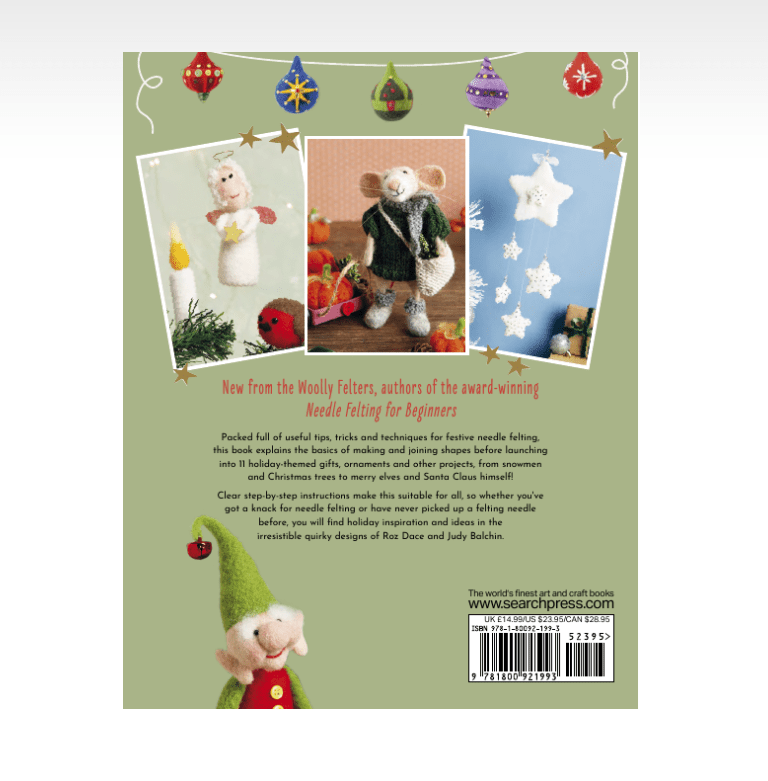 Search Press Books Needle Felting Christmas Book  - The Sewing Studio