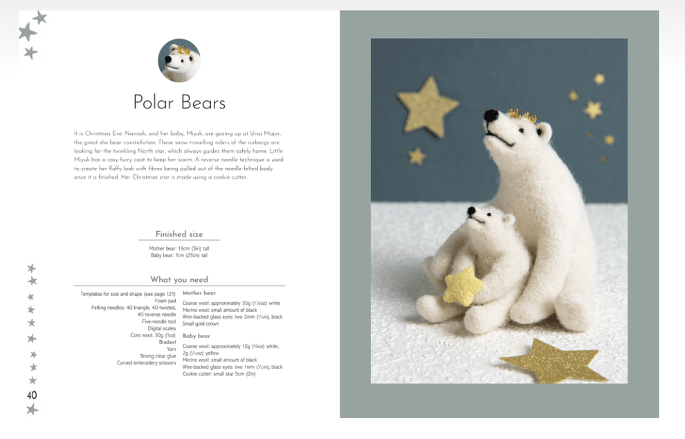 Search Press Books Needle Felting Christmas Book  - The Sewing Studio