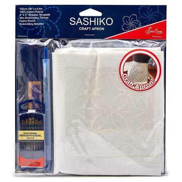 Sew Easy Craft Accessories Sashiko: Apron Kit  - The Sewing Studio for sale UK - The Sewing Studio